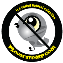 ploverstomp.com round sticker